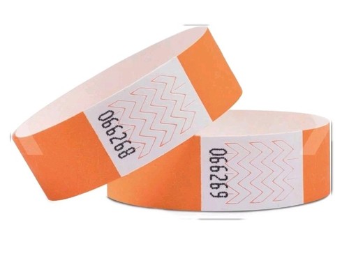 500 tyvek wristbands - wristbands, paper