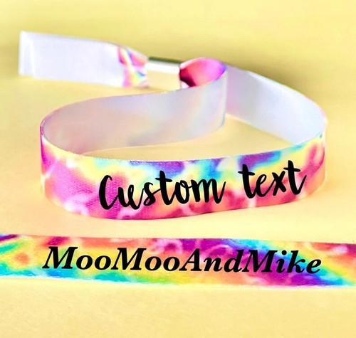 10x custom fabric - wristbands, |