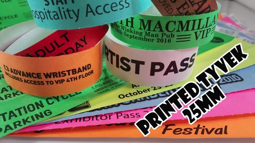 Printed tyvek paper - printed,